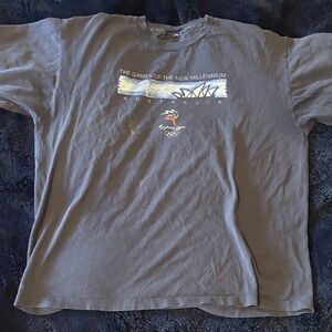 Gray Short Sleeve Olympics Australia Vintage Tee